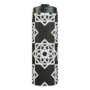 Arabic geometric pattern. Art Decor. Islam. Flower Thermosbeker