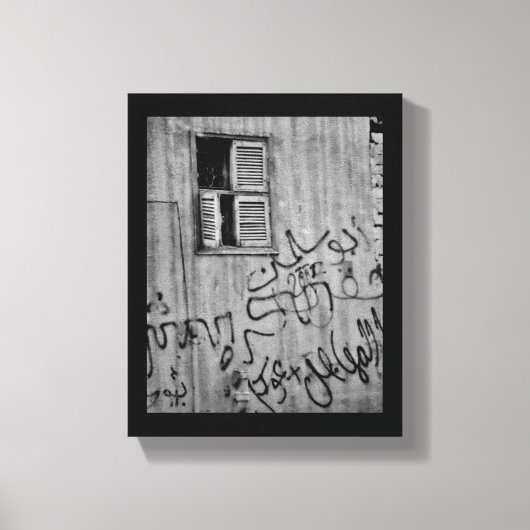 Arabic Grafitti Canvas Afdruk (Voorkant)