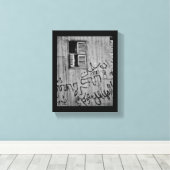 Arabic Grafitti Canvas Afdruk (Insitu (Houten vloer))