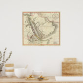 Arabië, Egypte, Abyssinia, rood Zee Poster (Keuken)