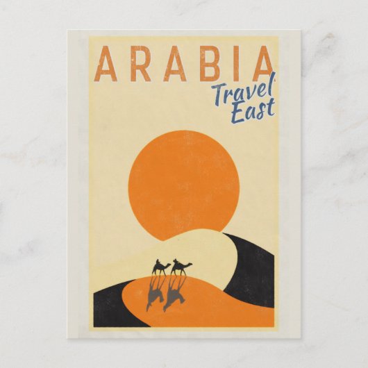  Arabië - Oost reizen Briefkaart (Voorkant)