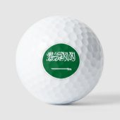 Arabie Saoudite balle de golf, Drapeau Saoudien pa (Recto)