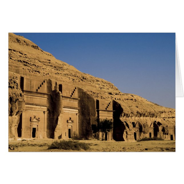 Arabie Saoudite, site de Madain Saleh, antique 2 (Devant horizontal)