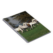 Arabieren die in het veld lopen notitieboek (Rechterzijde)