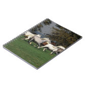 Arabieren die in het veld lopen notitieboek (Linkerzijde)