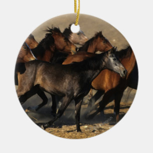 Arabieren in de woestijn keramisch ornament