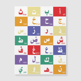 Arabisch alfabet Letters voor kinderen