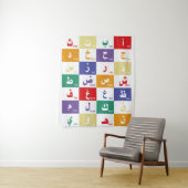 Arabisch alfabet Letters voor kinderen Wandkleed (In situ)
