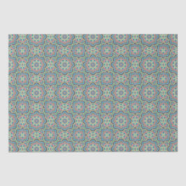 Arabisch Boho Elegant Geometrisch Marokkaans blauw Tissuepapier