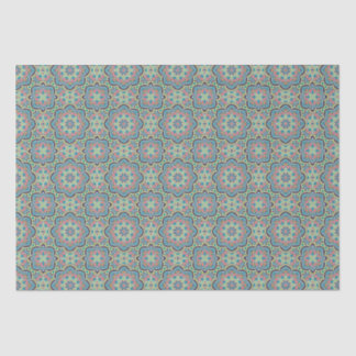 Arabisch Boho Elegant Geometrisch Marokkaans blauw Tissuepapier