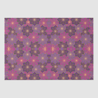 Arabisch Boho Elegant Geometrisch Marokkaans Roze Tissuepapier