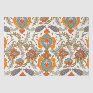 Arabisch Boho Elegante Floral Marokkaanse Peacock Tissuepapier