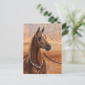 Arabisch briefkaart van de Egyptische prinses (Staand voorkant)