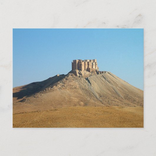 Arabisch Castle, Palmyra, Ancient Syrië Briefkaart (Voorkant)