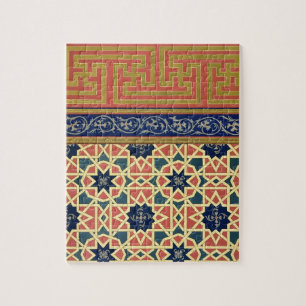 Arabisch decoratief design (kleurenlitho) legpuzzel