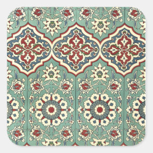 Arabisch design #11 bij Emporio Moffa Vierkante Sticker
