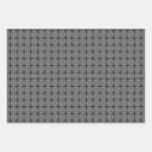 Arabisch Eid Mubarak Cute Black Star Pattern Quote Inpakpapier Vel (Voorkant 3)