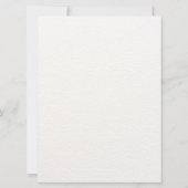 Arabisch Engels Floral Elegant minimalist moslim Kaart (Achterkant)