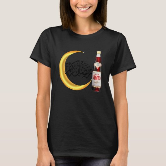 Arabisch Fasting Iftar Vimto Happy Ramadan Kareem T-shirt (Voorkant)