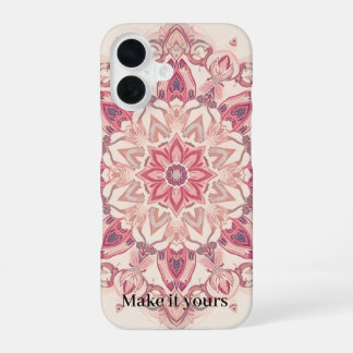 Arabisch Floral Art Phone Hoesje – gepersonaliseer iPhone 16 Hoesje