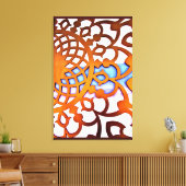 Arabisch Gate Design Canvas Afdruk (Insitu (Woonkamer))