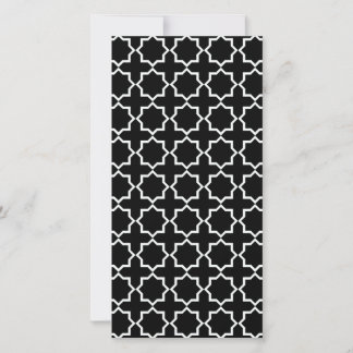 Arabisch Marokkaans Lattice in Black and White