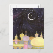 Arabisch Nacht Briefkaart (Voorkant / Achterkant)