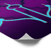 Arabisch Nacht Marokkaanse geboortedag Banner Poster (Hoek)