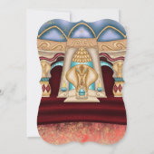 Arabisch nachten themafeest kaart (Achterkant)