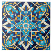 Arabisch ontwerp gestileerde thema tegeltje (Voorkant)