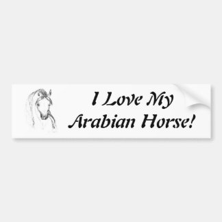 Arabisch paard bumpersticker