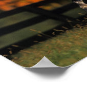 Arabisch paard: herfst 1 poster (Hoek)