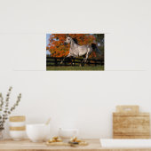 Arabisch paard: herfst 1 poster (Keuken)