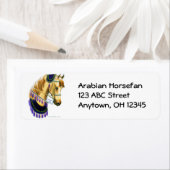 Arabisch Paard in Kostuum Label (Insitu)