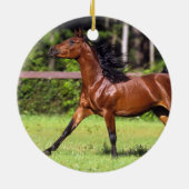 Arabisch paard met vlucht 2 keramisch ornament (Achterkant)