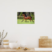 Arabisch paard met vlucht 2 poster (Keuken)
