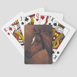 Arabisch paard pokerkaarten