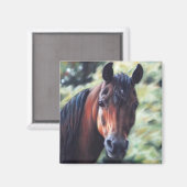 Arabisch paardengezicht magneet (Voorkant / Achterkant)