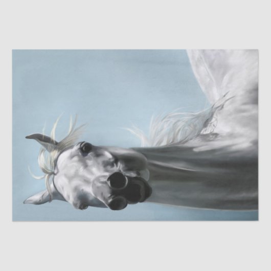 Arabisch paardenschilderij tissuepapier (Voorkant)