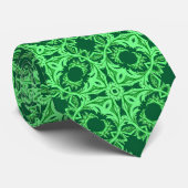 arabisch patroon - Emerald Green Stropdas (Opgerold)