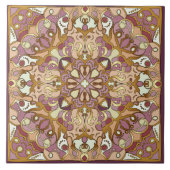 Arabisch  rijk patroon tegeltje (Voorkant)