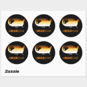 ARABISCH — RONDE STICKER (Vel)