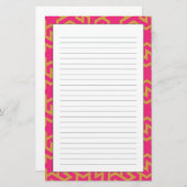 Arabisch Star-vormig patroon Briefpapier (Voorkant / Achterkant)