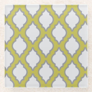 Arabisch stijlpatroon glazen onderzetter