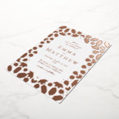 Arabisch Tegel Mediterrane bruiloft Folie Uitnodiging (Gedraaid)