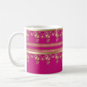 Arabische antieke decoratieve oosterse ornamentale koffiemok