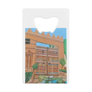 Arabische deur kredietkaart flessenopener
