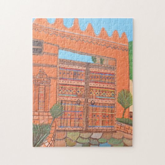 Arabische deurpuzzel legpuzzel (Verticaal)