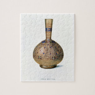 Arabische fles, bord IX van een eind 19e eeuw alb Legpuzzel