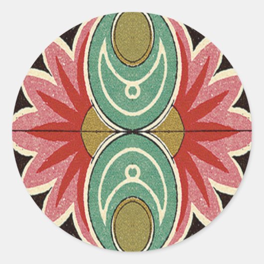 Arabische Floral Sticker (Voorkant)